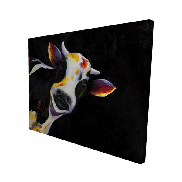 Fondo 16 x 20 in. One Funny Cow-Print on Canvas FO2779689